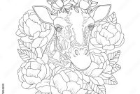 Easy animal floral coloring sheets