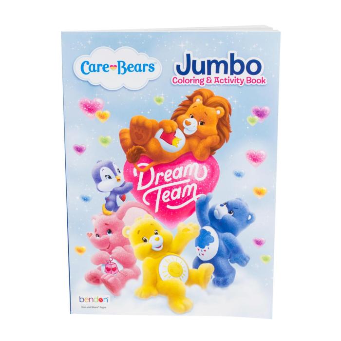 Care bears jumbo coloring and activity book