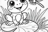 Easy baby animal coloring pages