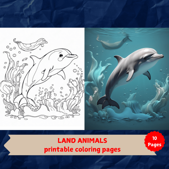 Everyone loves coloring animals fish colored