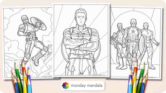 Captain america civil war coloring book