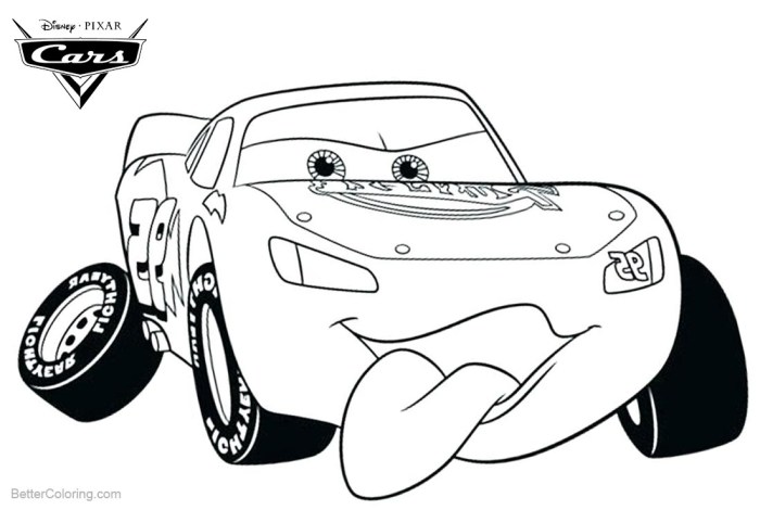 Cars coloring book disney