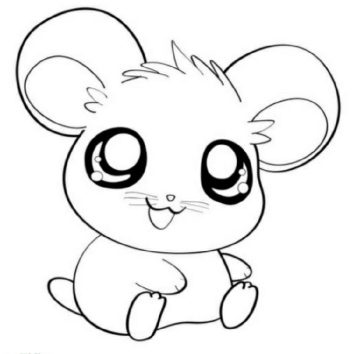 Coloring pages of cute animals to print