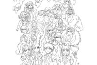 Anime coloring pages danganronpa