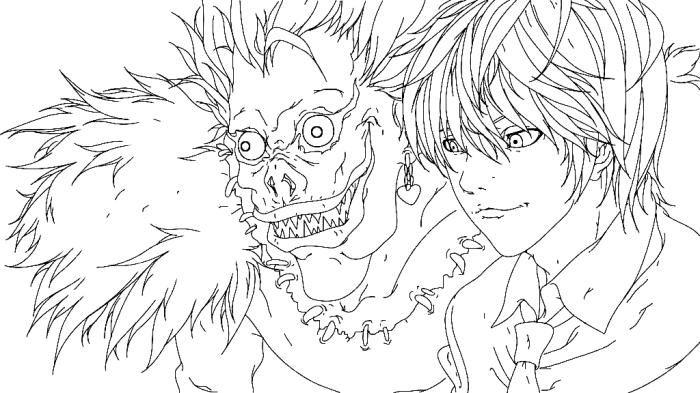 Death note coloring book