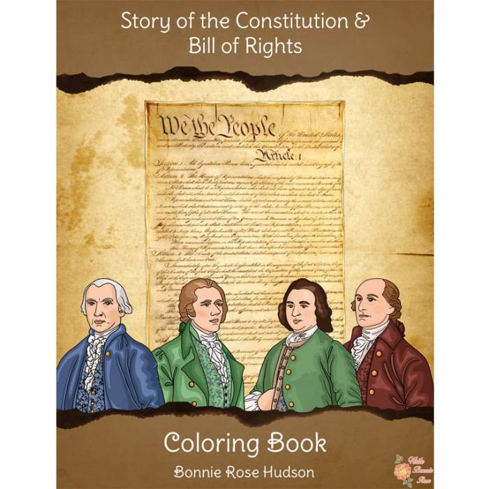 Bill of rights coloring book