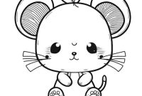 Cartoon baby animals coloring pages