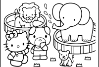 Free coloring pages for kids zoo animals