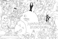 Coloring book studio ghibli