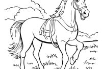 Horse anime coloring sheets for teens