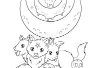 Gothic animal coloring pages