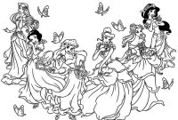 Disney princess animators collection coloring pages