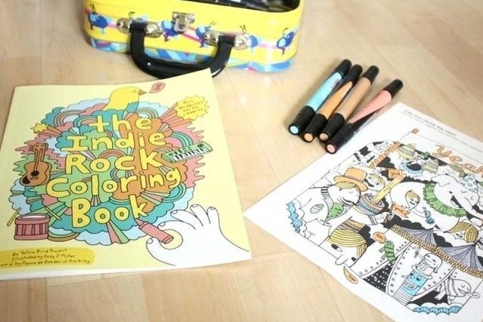 Music book colouring