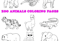 Simple coloring pages of animals