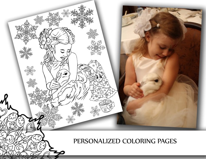 Custom made coloring books