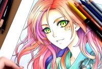 Coloring anime in gimp