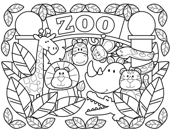 Free kids coloring pages animals