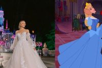 Disney princess cinderella wedding dress