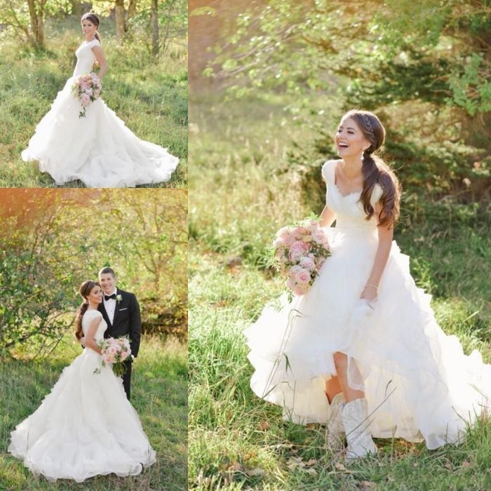 Country western wedding dress