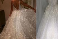 Wedding dress with bling