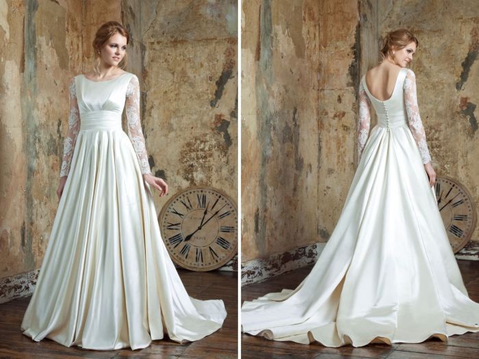 Wedding dress styles for body shapes