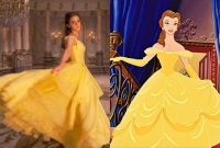 Belle from beauty and the beast wedding dress