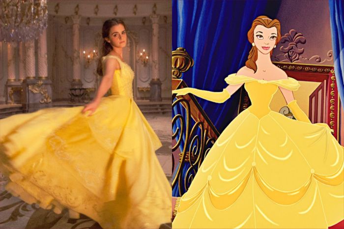 Belle from beauty and the beast wedding dress