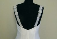 Wedding dress straps detachable