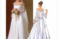 Wedding dress with layers