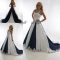 Wedding Dresses Blue and White Elegance