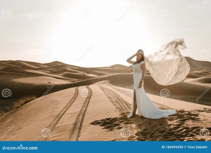 Desert wedding guest dress